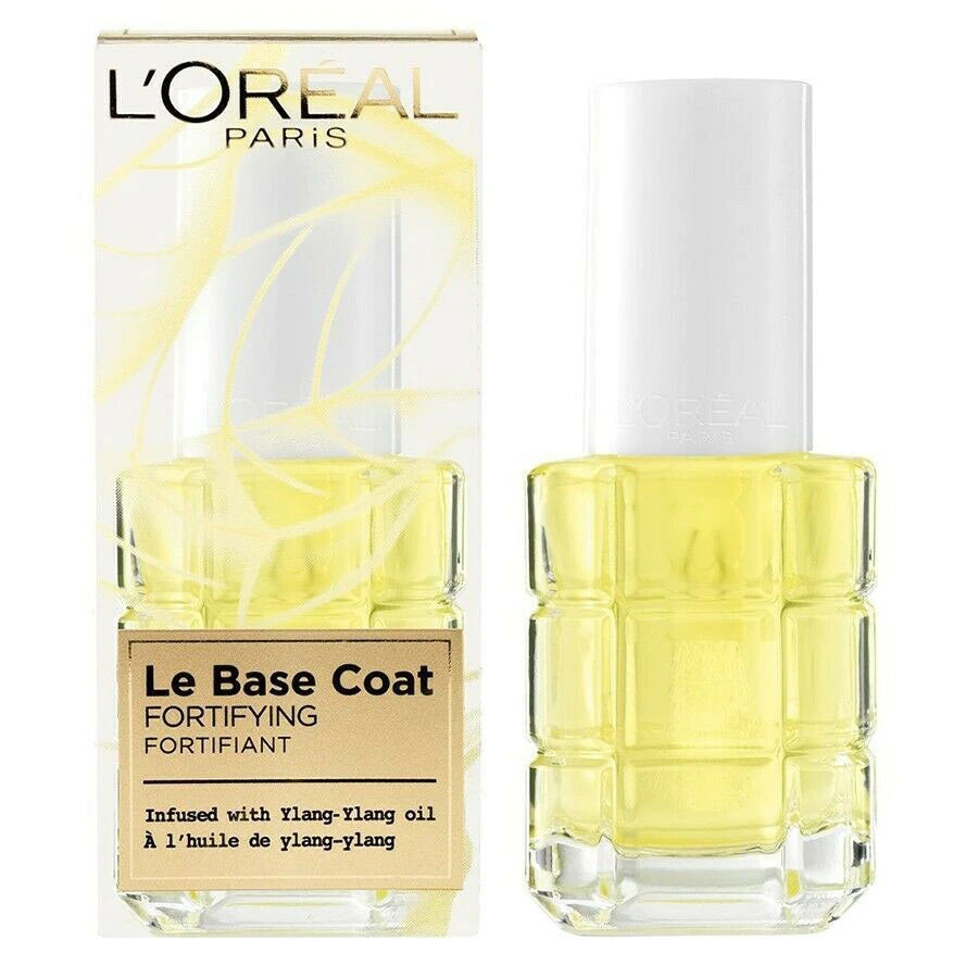 L'Oreal Paris, Le Base Coat, Ylang Ylang Essential Oil, Fortifying, Nail Oil Treatment, 13.5 ml