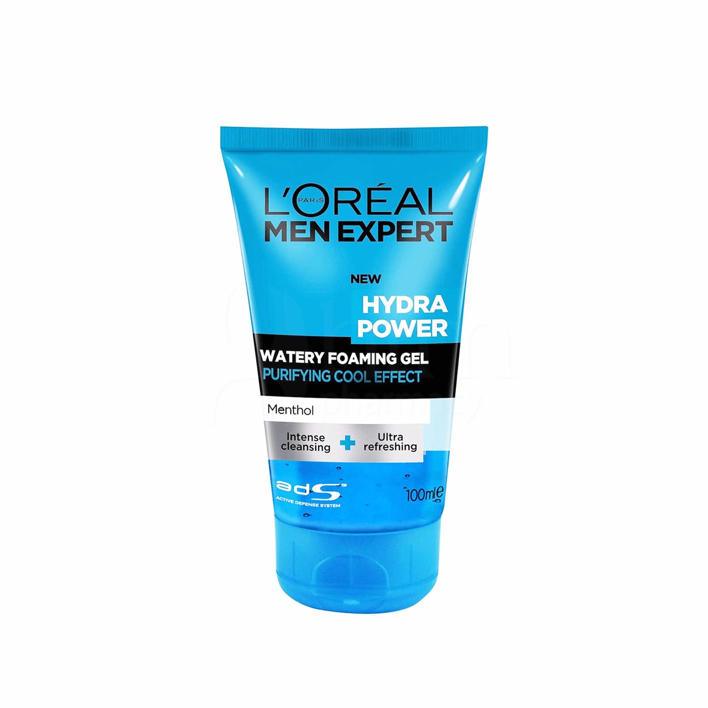 L'Oreal Paris, Men Expert Hydra Power, Menthol, Cleansing and Hydrating, Gel, For Face, 100 ml