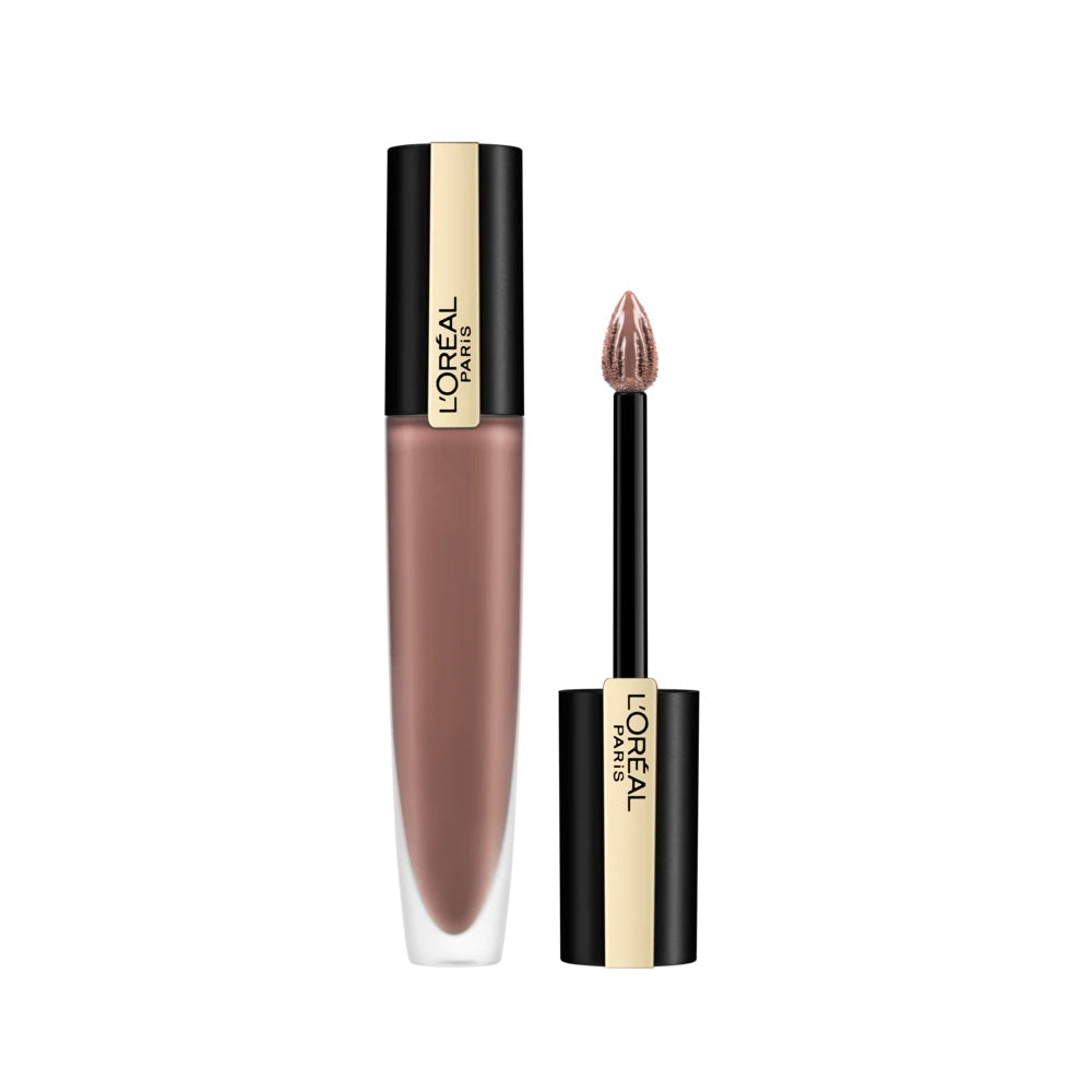 L'Oreal Paris, Rouge Signature Metallics, Liquid Lipstick, 201, Stupefy, 7 ml