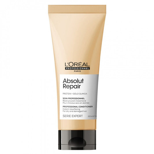 L'Oreal Professionnel, Serie Expert Absolut Repair, Protein + Gold Quinoa, Hair Conditioner, Instant Resurfacing, 200 ml