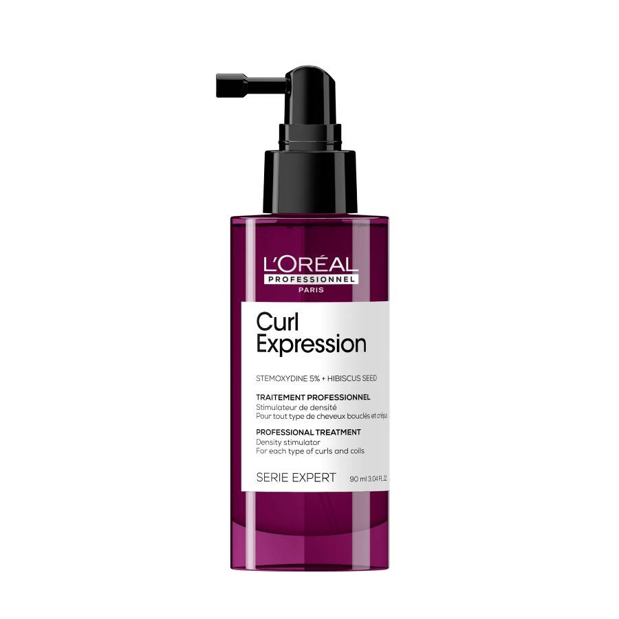 L'Oreal Professionnel, Serie Expert Curl Expression, Stemoxydine5% + Hibiscus Seed, Scalp Treatment Spray, For Density & Vitality, 90 ml