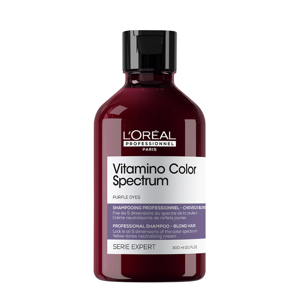 L'Oreal Professionnel, Vitamino Color Spectrum Green, Hair Shampoo, For Neutralisation Of Yellow Tones, 300 ml