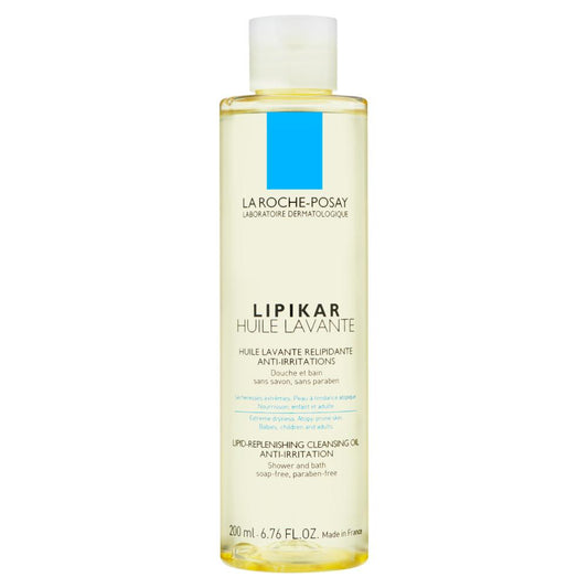 La Roche-Posay, Lipikar, Paraben-Free, Anti-Irritation, Shower Oil, For Very Dry To Atopic Sensitive Skin, 200 ml