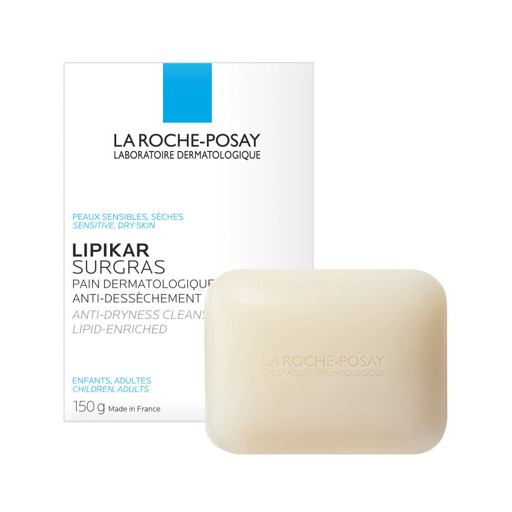 La Roche-Posay, Lipikar Surgras, Niacinamide, Anti-Dryness, Soap Bar, 150 g *Tester