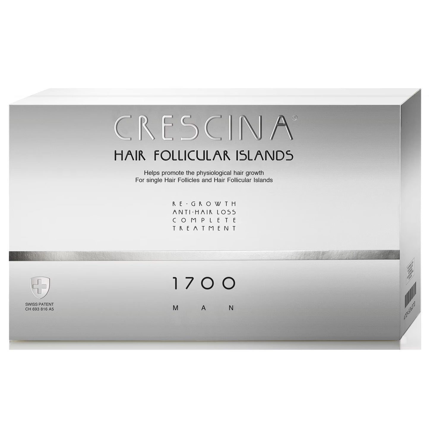 Labo, Crescina Follicular Islands 1700, For Growth Stimulation, Ampoules Treatment Serum, For Scalp, For Men, 10 +10 pcs