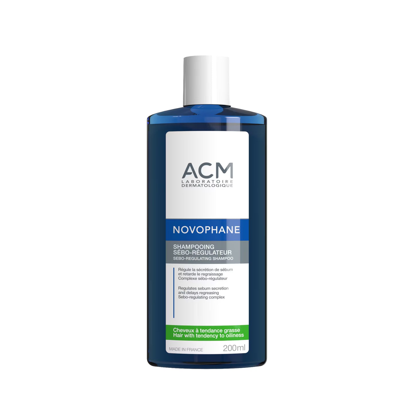 Laboratoire ACM, Novophane, Hair Shampoo, For Regulation Of Excessive Sebum, 200 ml