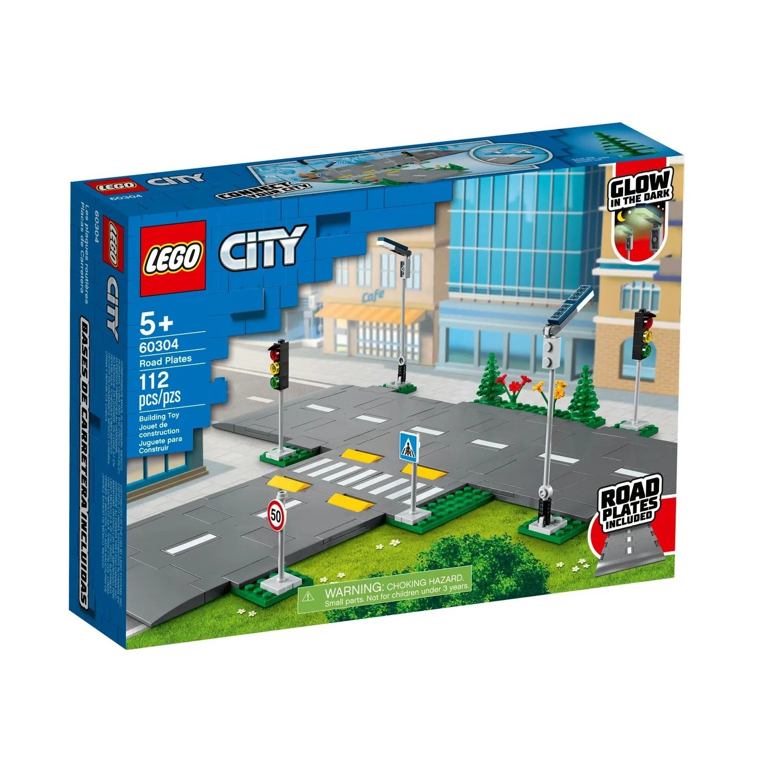 Lego, City, Road Plates, Construction Set, 60304, For Boys, 5+ years, 112 pcs