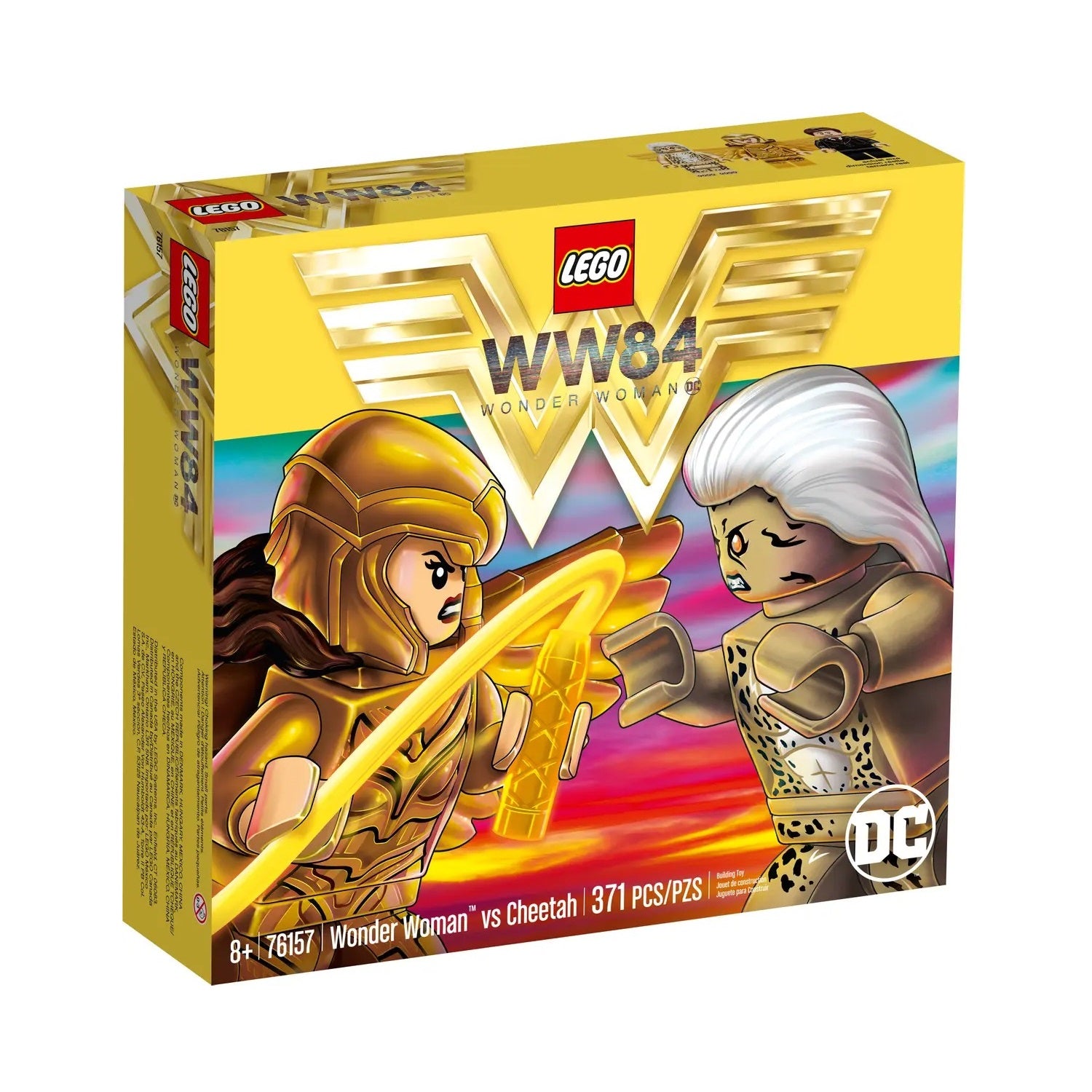 Lego, DC, Wonder Woman vs Cheetah, Construction Set, 76157, Unisex, 8+ years, 371 pcs