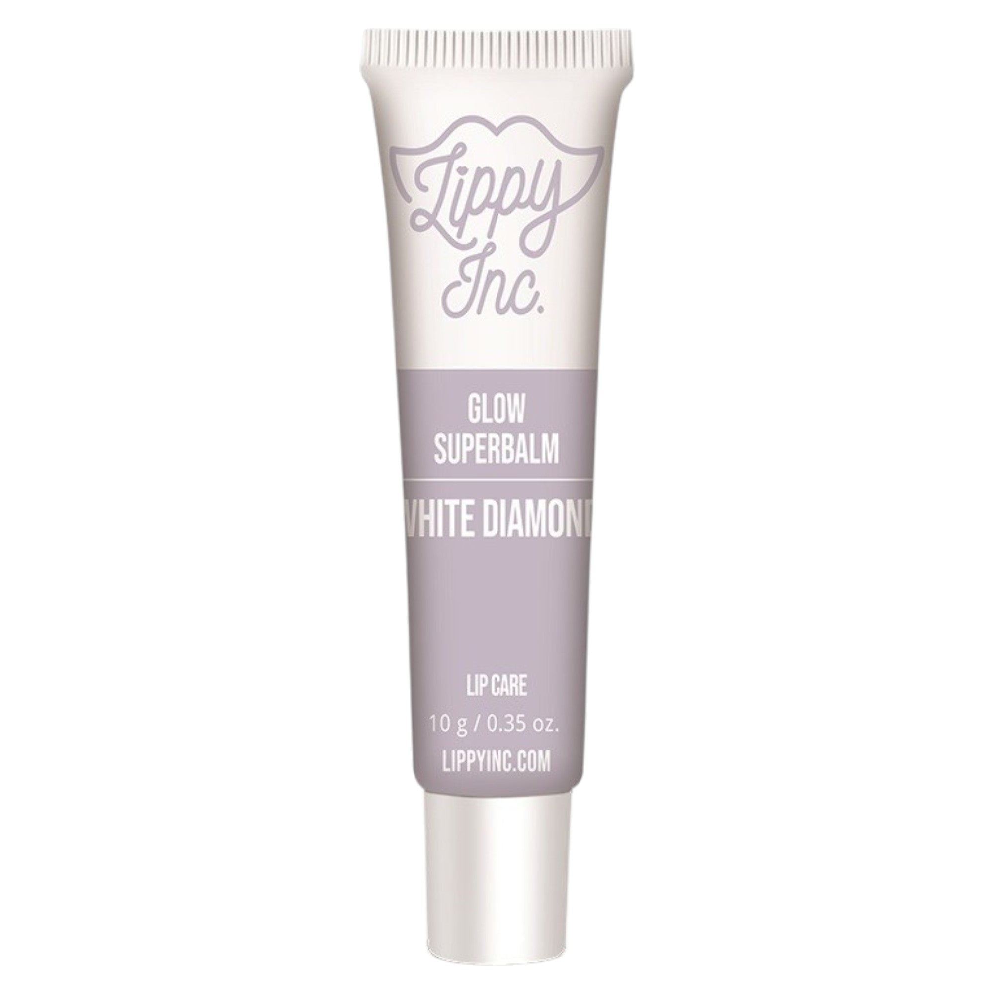 Lippy Inc., Glow Superbalm White Diamond, Glossy Finish, Lip Balm, 10 g