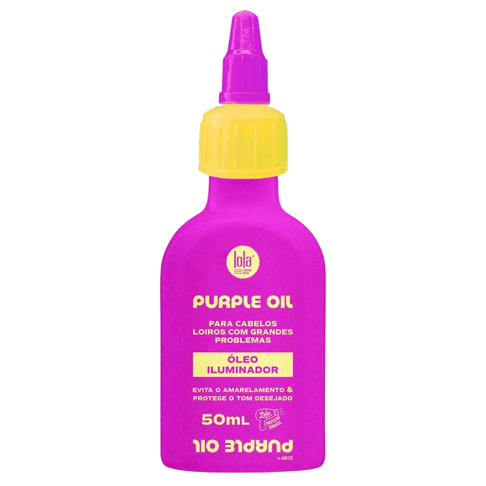 Lola Cosmetics, Purple, Hair Oil Treatment, Counteracts Yellow Or Orange Tones, 50 ml