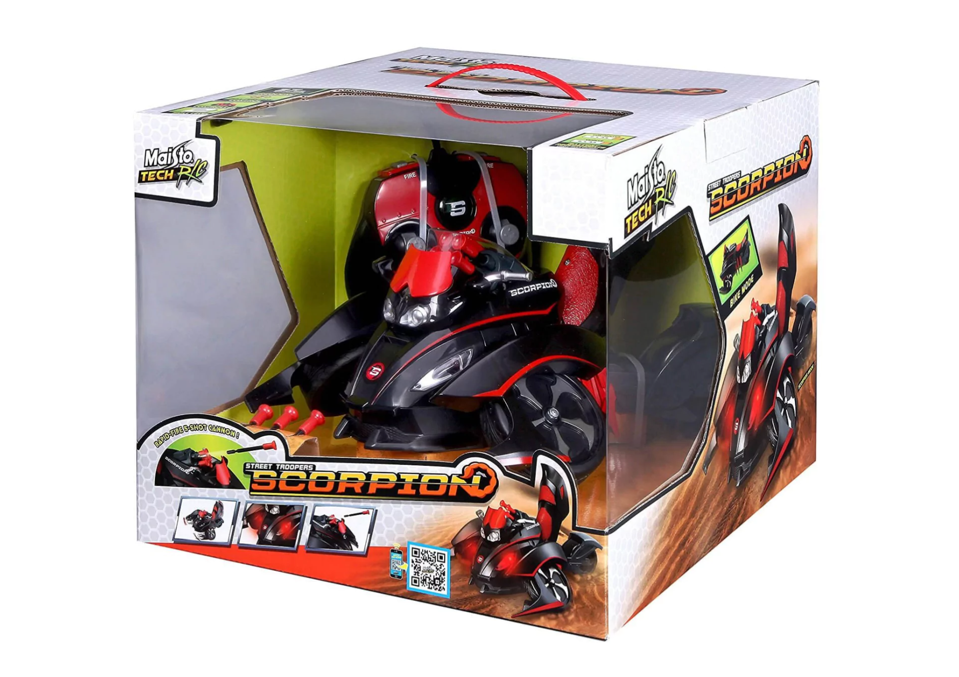 Maisto, Tech Scorpion, Toy Car, Red/Black