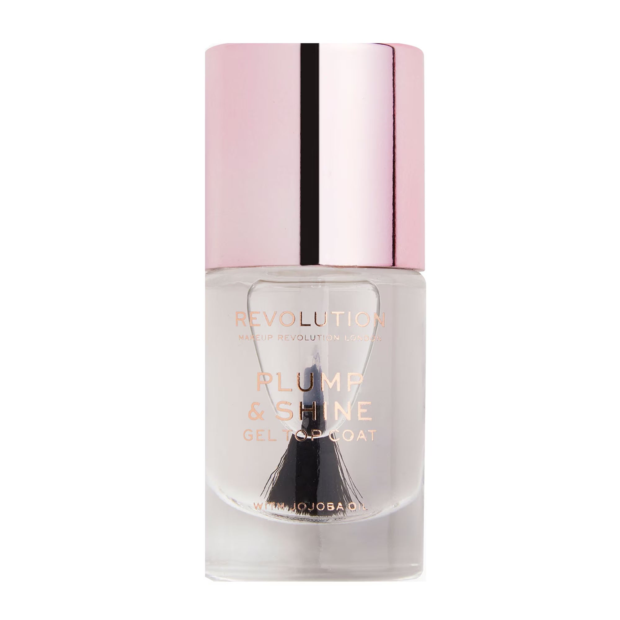 Makeup Revolution, Plump & Shine, Top Coat, Nail Polish, 15 ml