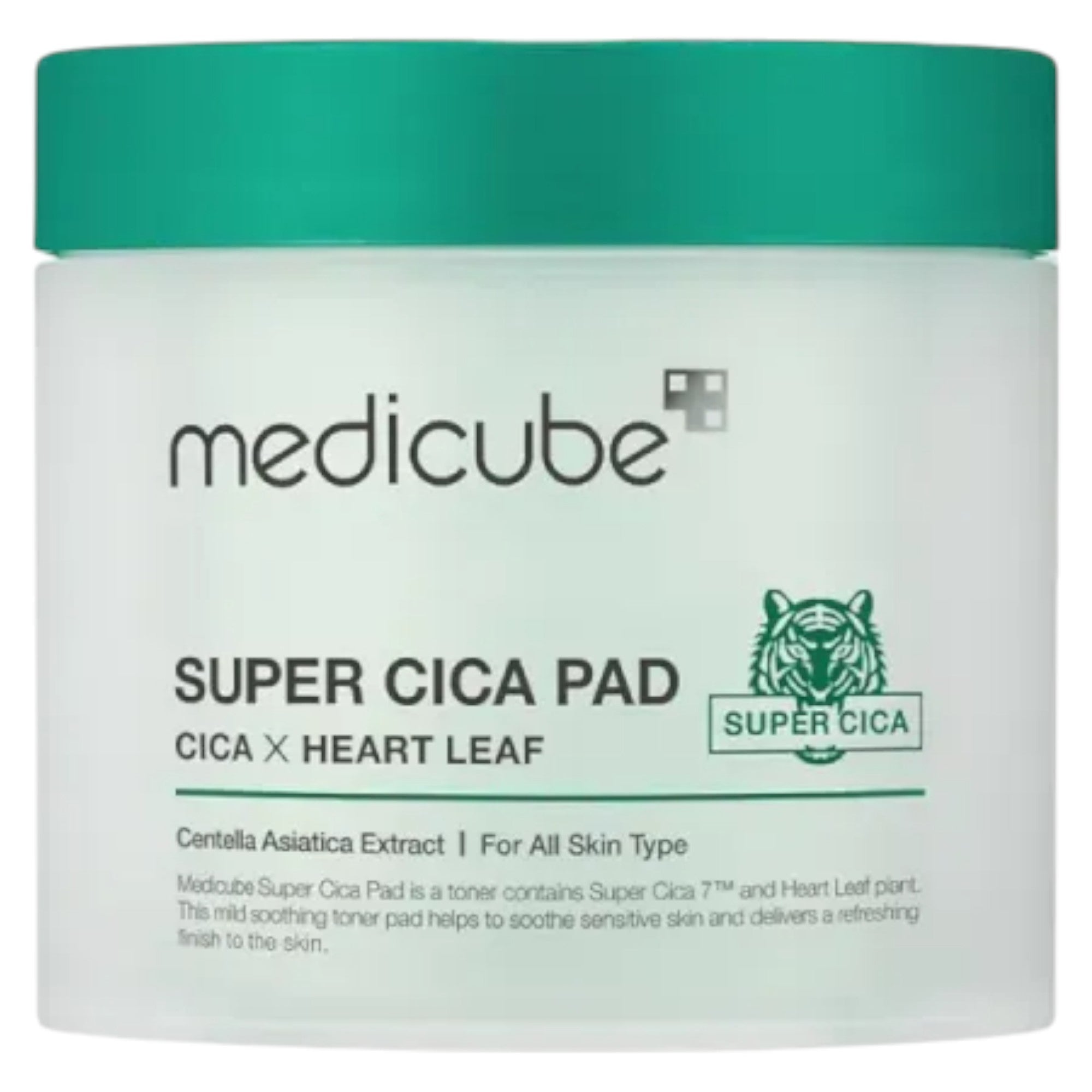 Medicube, Super Cica Toner Face Pads, Soothing, Tonic Lotion, For Face, 70 pcs, 150 g
