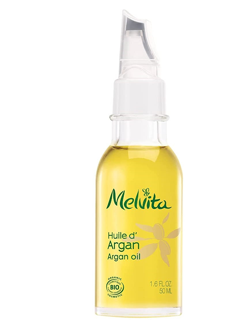 Melvita, Argan, Organic, Nourishing & Revitalizing, Oil, For Body, Face & Hair, 50 ml *Tester