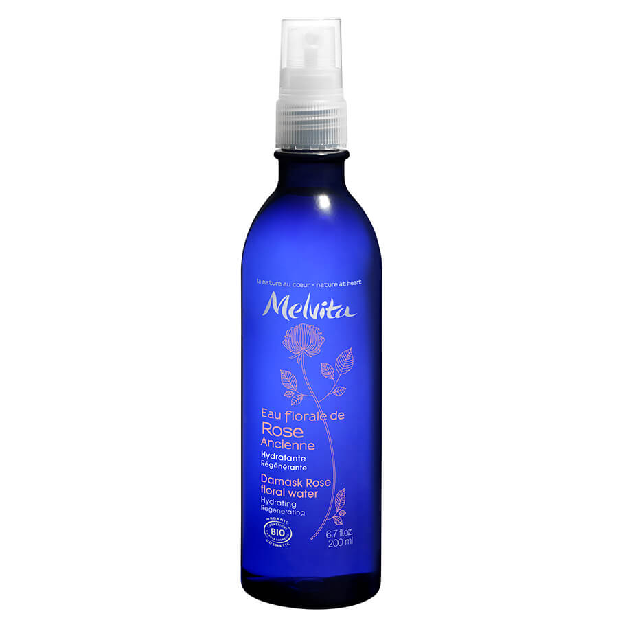 Melvita, Damask Rose, Organic, Hydrating & Regenerating, Floral Water, For Face & Neck, 200 ml *Tester