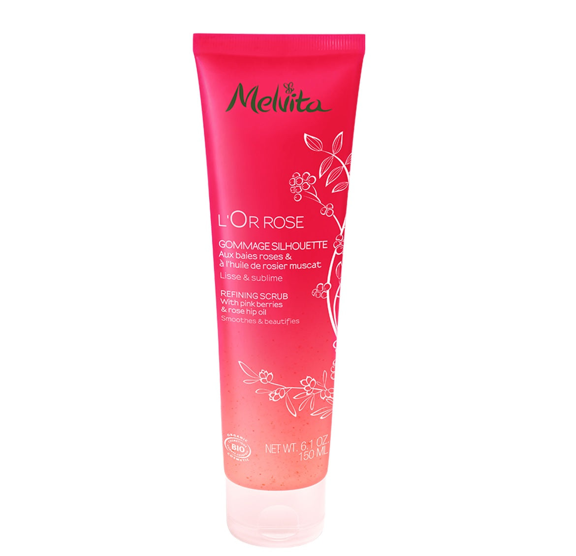 Melvita, L'or Rose, Organic, Smoothing, Body Scrub, 150 ml *Tester