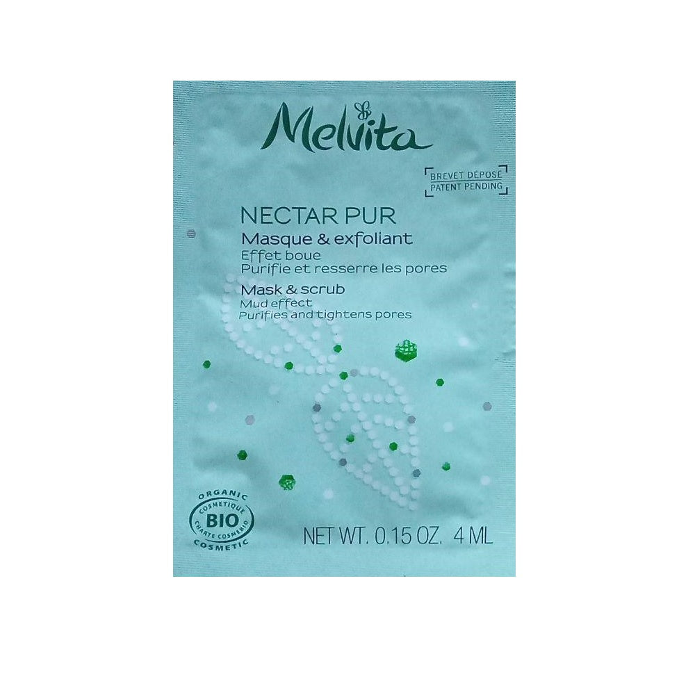 Melvita, Nectar Pur, Organic, Pore-Tight, Scrub Mask, For Face, 4 ml *Sample