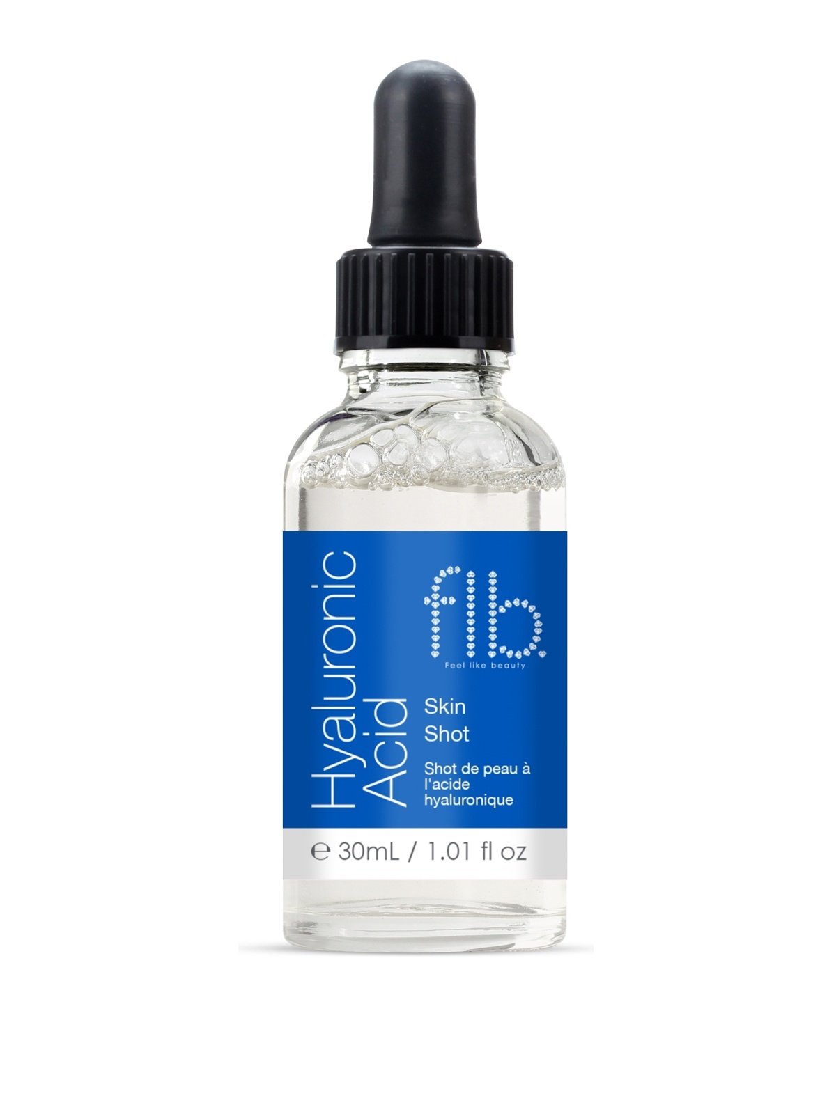 Feel Like Beauty, Skin Shot, Hyaluronic Acid, Hydrating, Serum, For Face, 30 ml