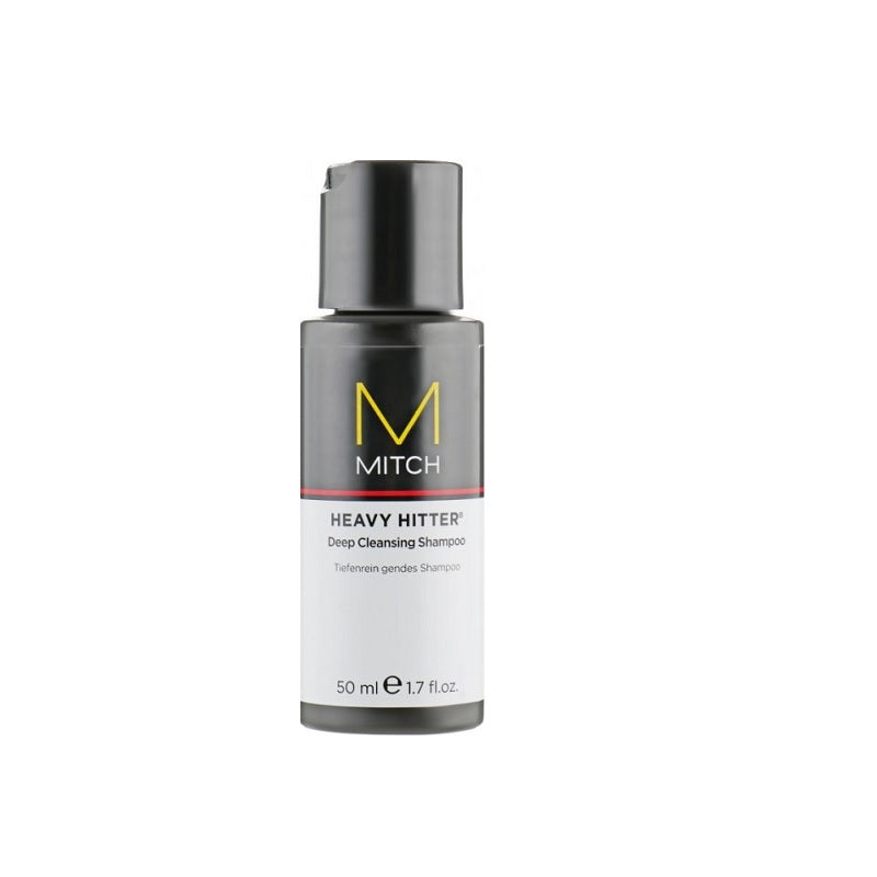 Mitch by Paul Mitchell, Hair Care Heavy Hitter, Paraben-Free, Hair Shampoo, Deep Cleansing, 50 ml