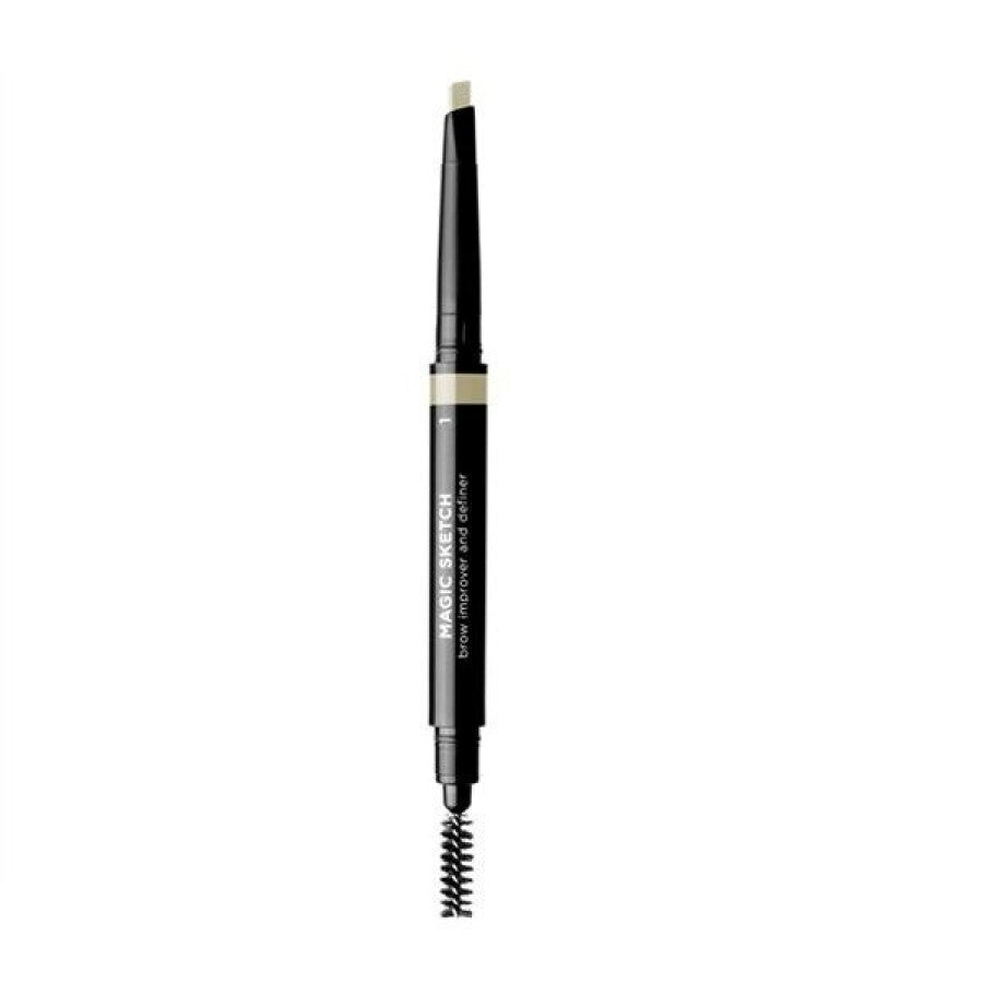 Nouba, Magic Sketch , Detailed, Eyebrow Cream Pencil, 01, Brown Vanilla, 0.2 g