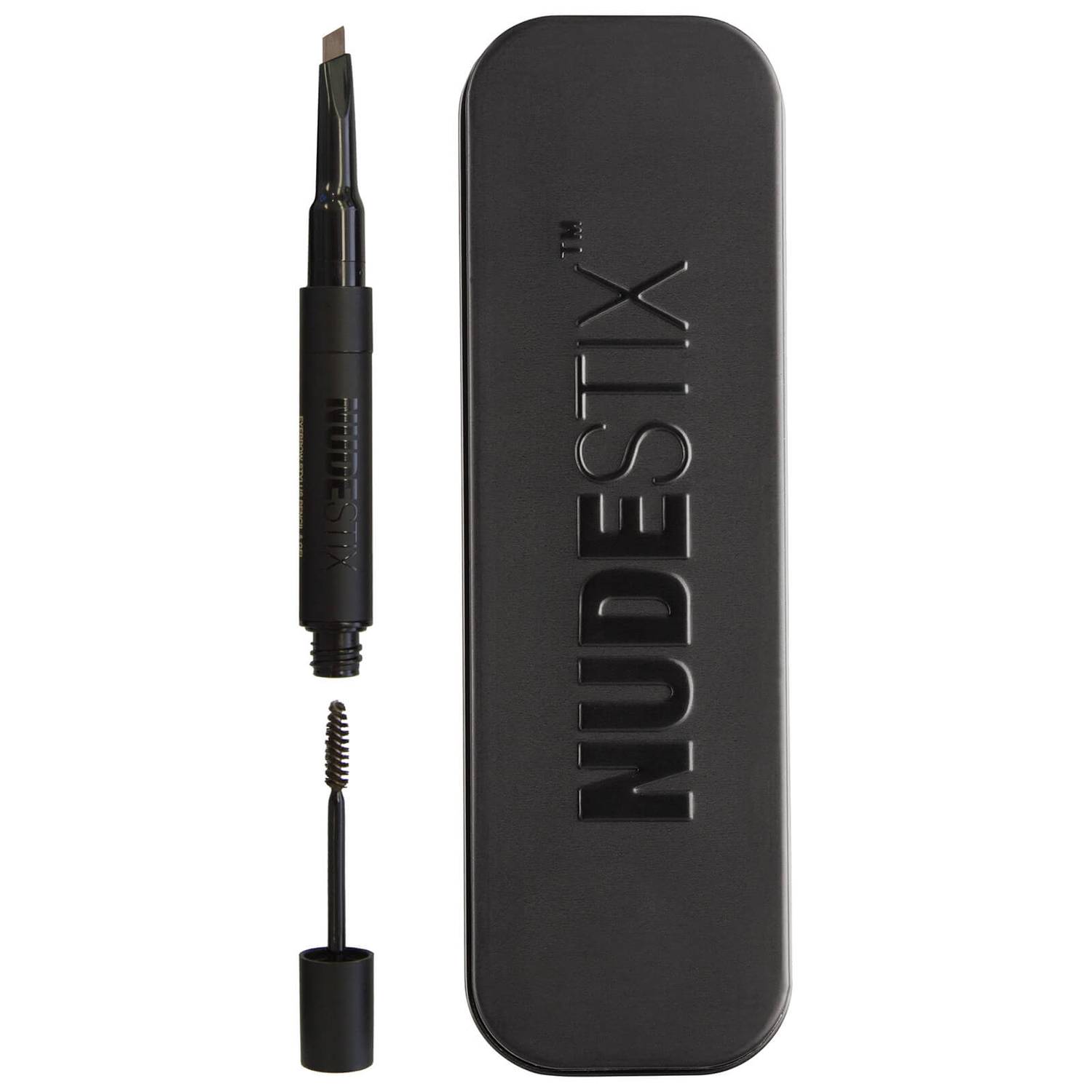 Nudestix, Brow Stylus, Waterproof, Double-Ended, Eyebrow Cream Pencil & Gel 2-In-1, Brown, 0.2 g