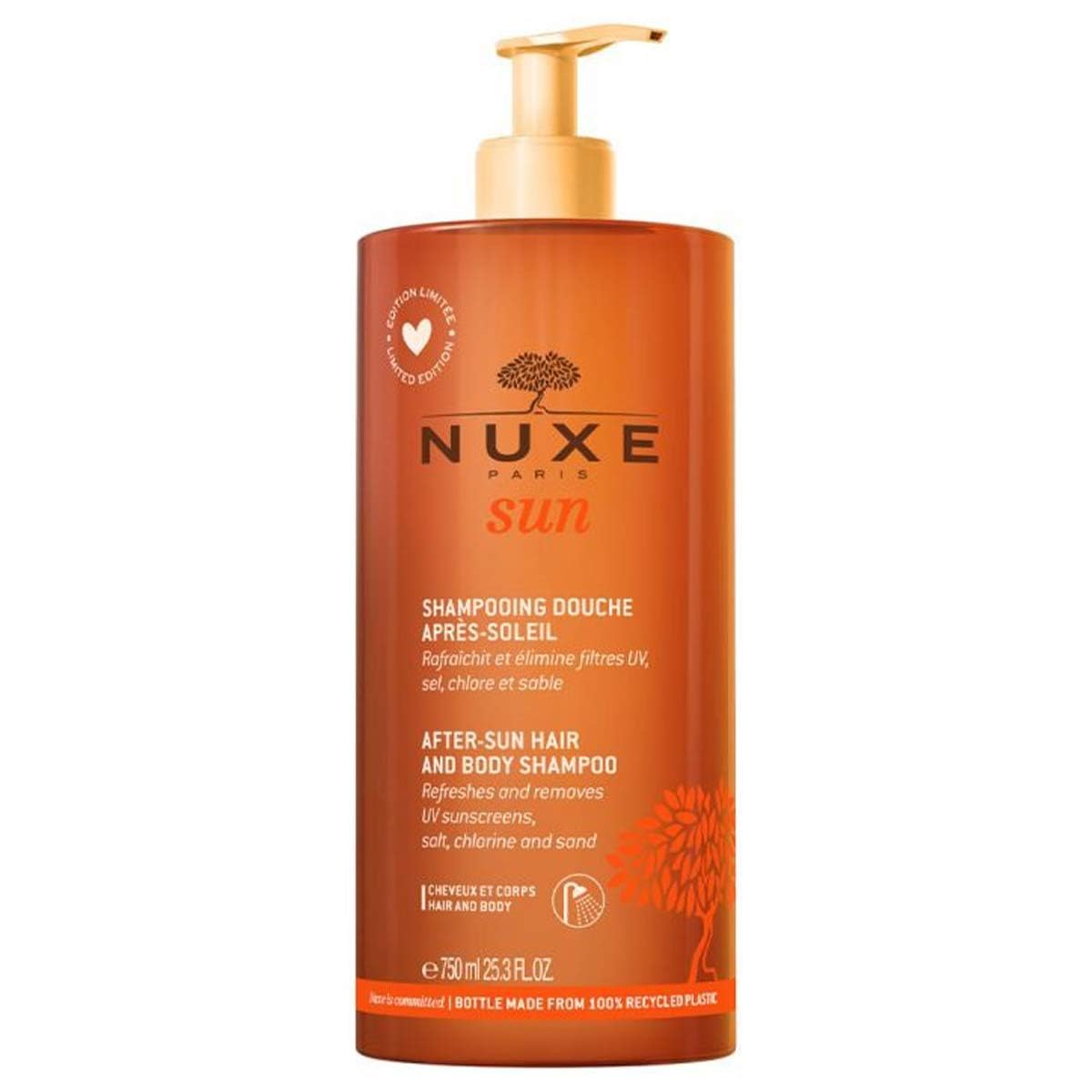 Nuxe, Sun, Hair Shampoo, After Sun - Cleansing, 750 ml