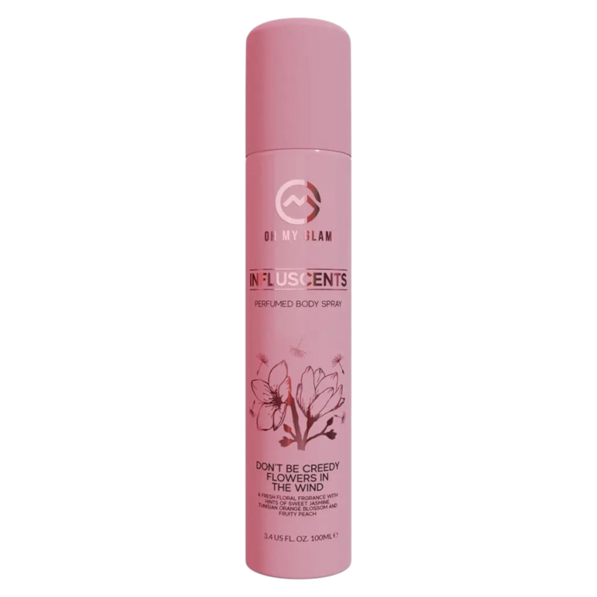 Oh My Glam, Influscents Don't Be Creedy: Flowers In The Wind, Body Spray, 100 ml