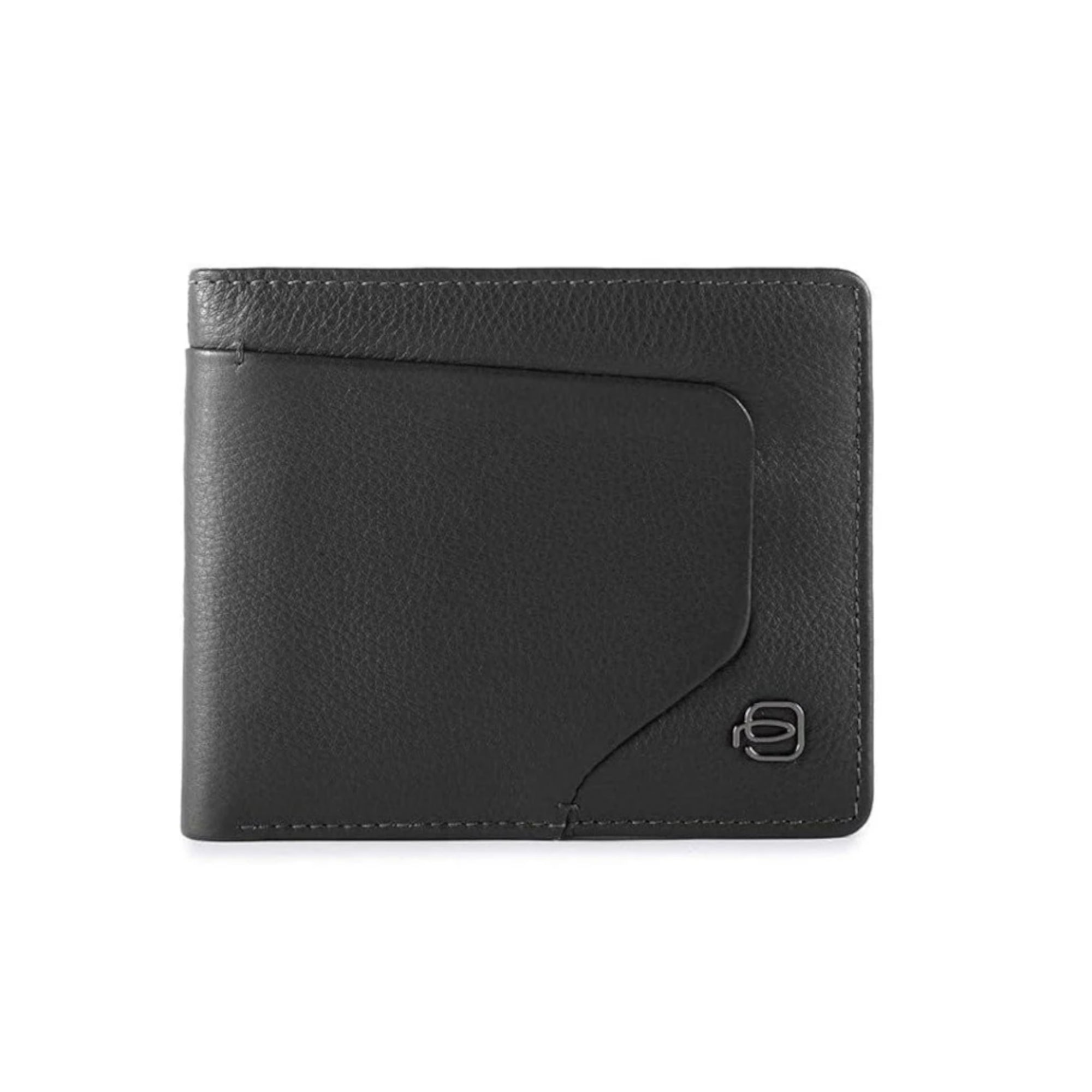 Piquadro, Akron, Leather Wallet, Pu4518Aor/N, Black, For Men