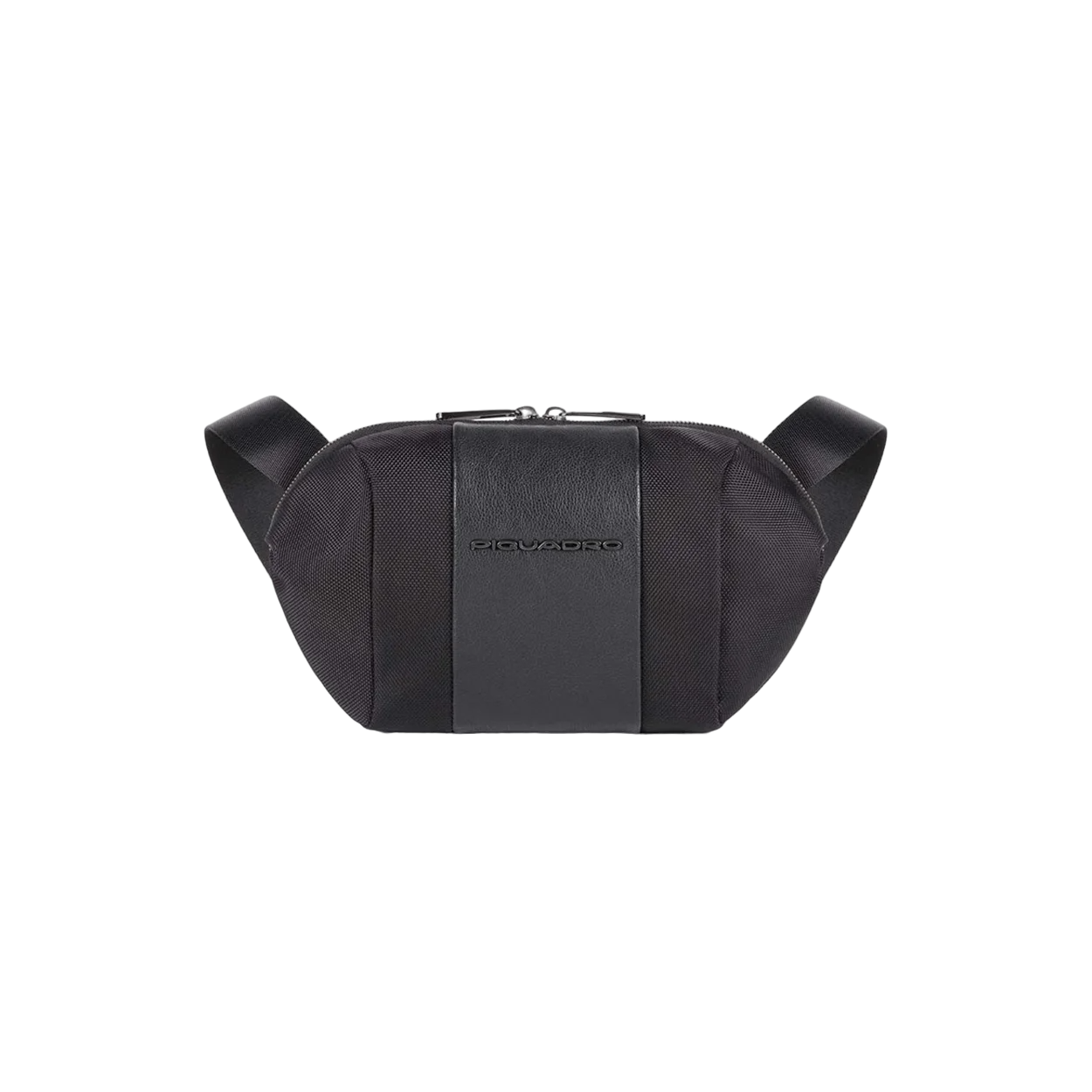 Piquadro, Bum, Textile Crossbody Bag, Black, CA5479BR2, 28 x 16 x 6cm, For Men