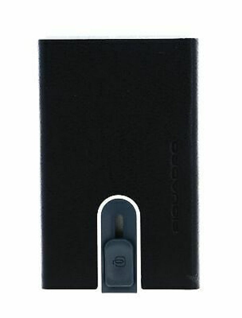 Piquadro, Piquadro, Leather Card Holder, PP5358B3R, Black, Unisex