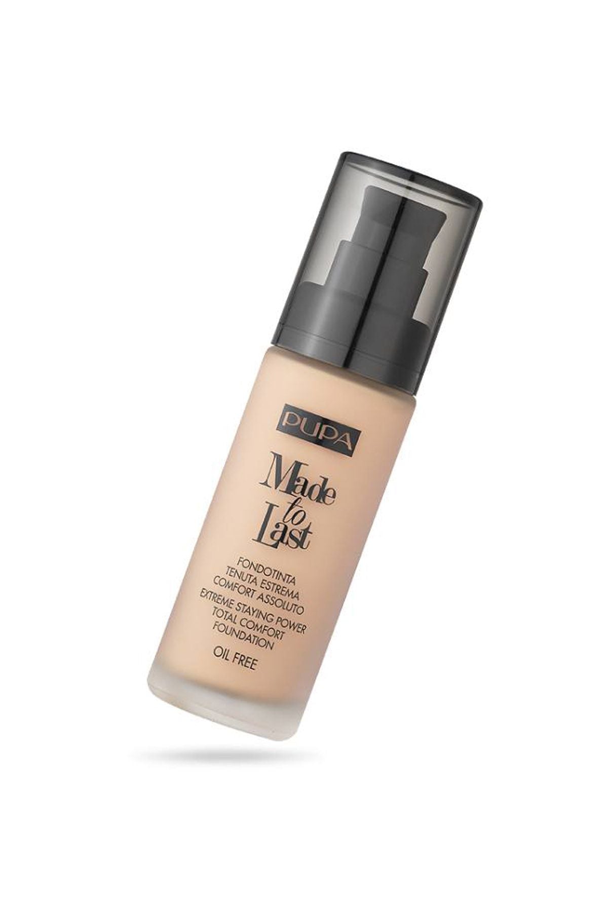 Pupa, Made To Last, Paraben-Free, Long Lasting, Liquid Foundation, 020, Light Beige, 30 ml