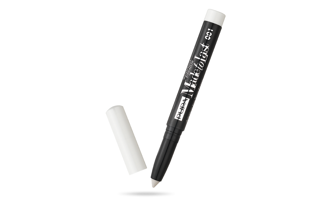 Pupa, Made To Last, Paraben-Free, Waterproof, Eyeshadow Stick, 01, Flash White, 1.4 g *Tester
