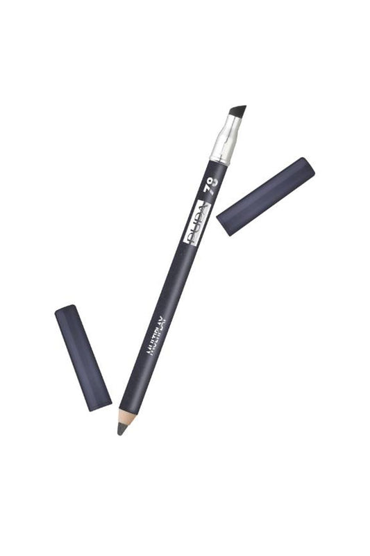 Pupa, Multiplay, Double-Ended, Eyeshadow & Kajal Eyeliner 2-In-1, 78, Denim Obsession, 1.2 g *Tester