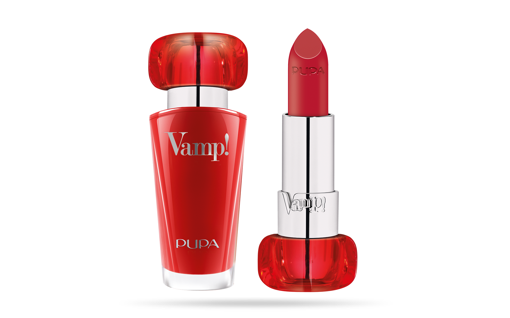 Pupa, Vamp!, Paraben-Free, Volume, Cream Lipstick, 202, Lovely Cherry, 3.5 g