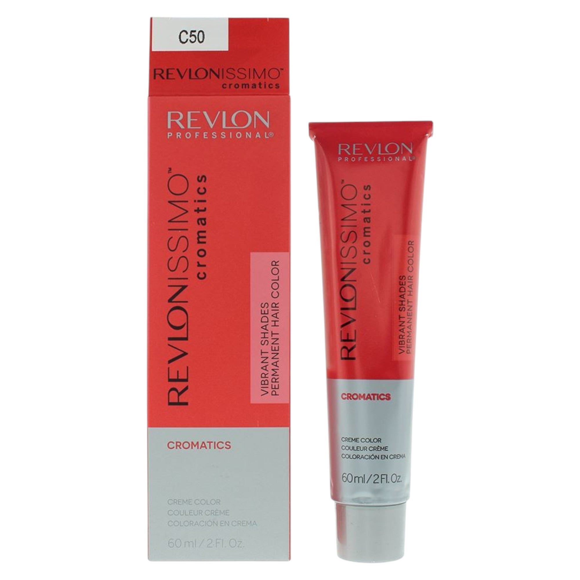 Revlon, Cromatics, Hyaluronic Acid, Hair Colouring Gel, Maximum shine, C50 Purple Red, 60 ml