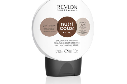 Revlon - Nutri Color Filters Toning 240ml - 524 Coopery Pearl Brown