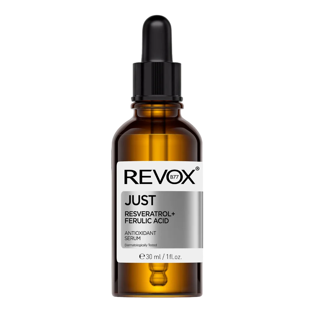 Revox B77, Just Squalane, Resveratrol + Ferulic Acid, Anti-Oxidant, Serum, For Face & Neck, 30 ml