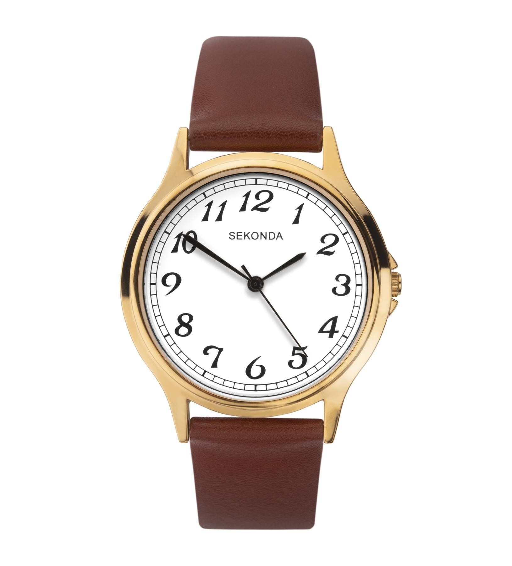Sekonda, Sekonda, Quartz Leather Strap Watch, 1684.82, For Men