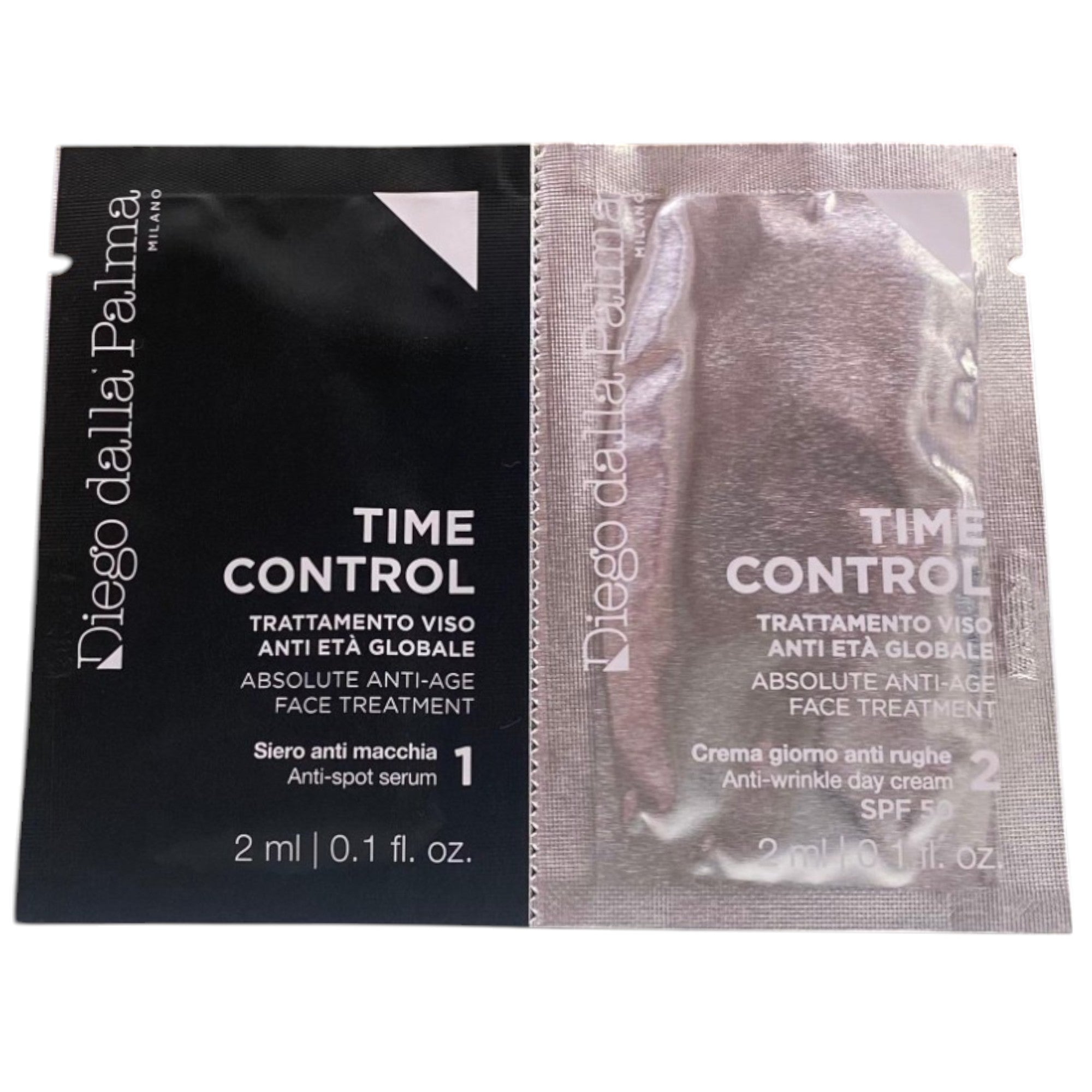 Set, Diego Dalla Palma, Time Control, Firming, Day & Night, Local Treatment Serum, For Ageing Spots, For Face, 8 pcs, 2 ml *Sample