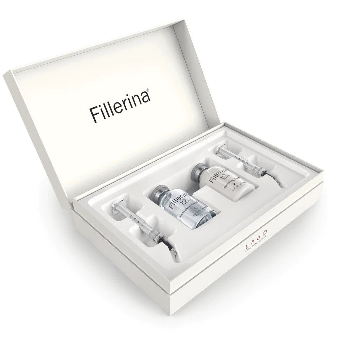 Set Duo, Labo, Fillerina 12HA Densifying Filler Grade 5, Anti-Wrinkle & Firming, Local Treatment Gel, For Face, 2 pcs, 30 ml