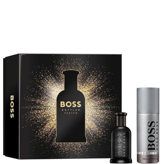 Set Hugo Boss: Boss Bottled, Parfum, For Men, 50 ml + Boss Bottled, Deodorant Spray, For Men, 150 ml