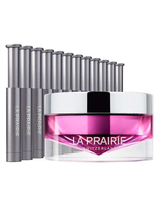 Set La Prairie: Platinum Rare Haute-Rejuvenation, Rejuvenating, Night, Cream Mask, For Face, 20 ml + Platinum Rare Haute-Rejuvenation, Rejuvenating, Night, Serum, For Face, 12 pcs, 0.7 ml
