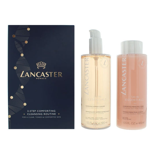 Set Lancaster: Skin Essentials, Vegan, Hydration and Soothing, Tonic Lotion, Face, 400 ml + Skin Essentials, Makeup Remover Lotion, 400 ml