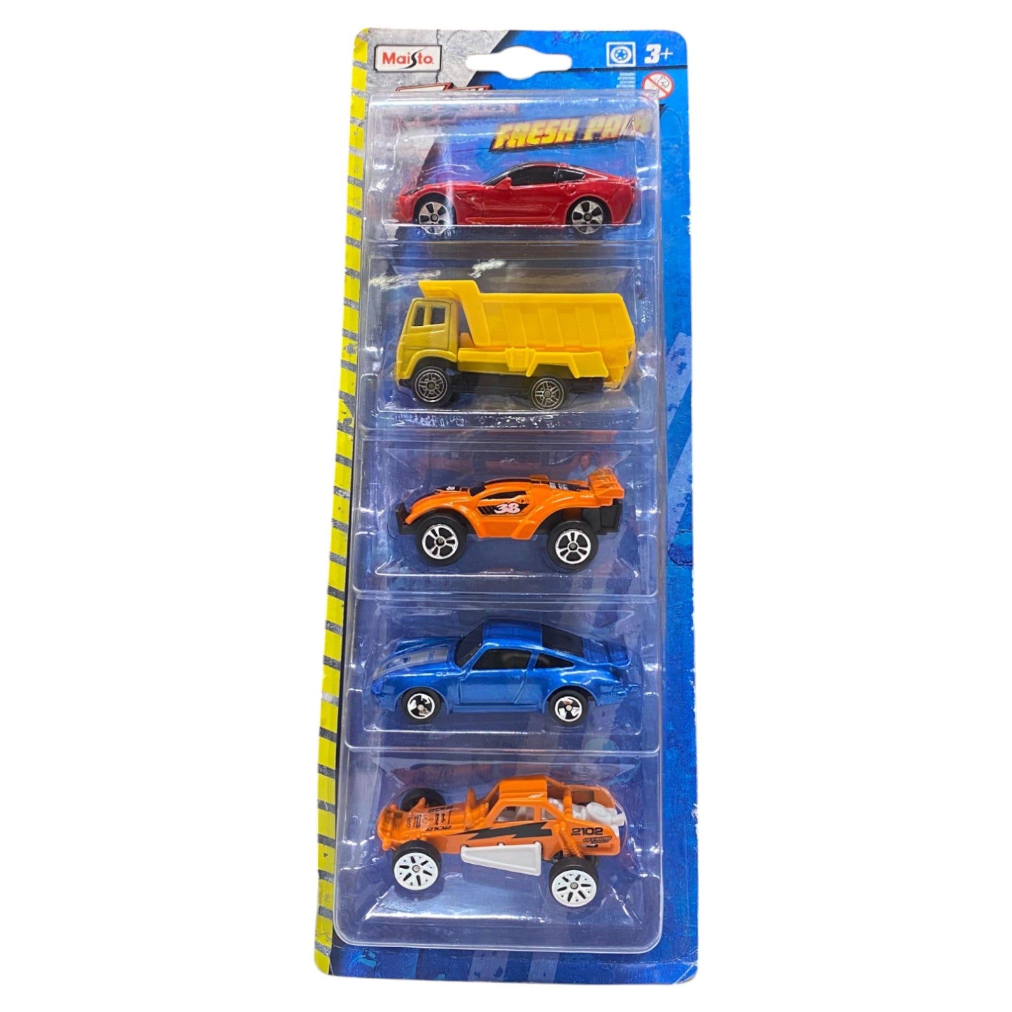 Set, Maisto, Fresh Metal, Assorted, Toy Car, 5 pcs
