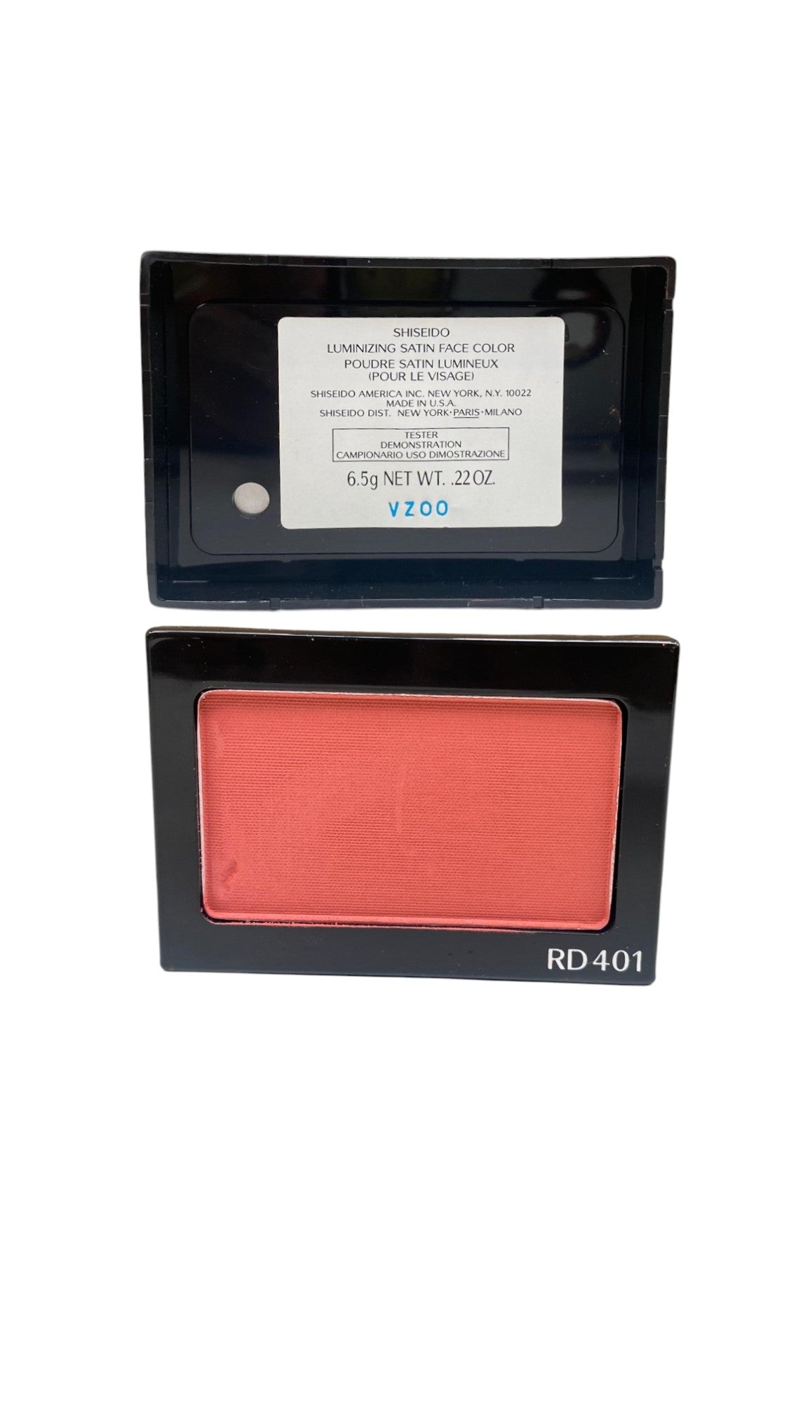Shiseido, Luminizing Satin, Blush Compact Powder, Rd401, Orchid, 6.5 g *Tester