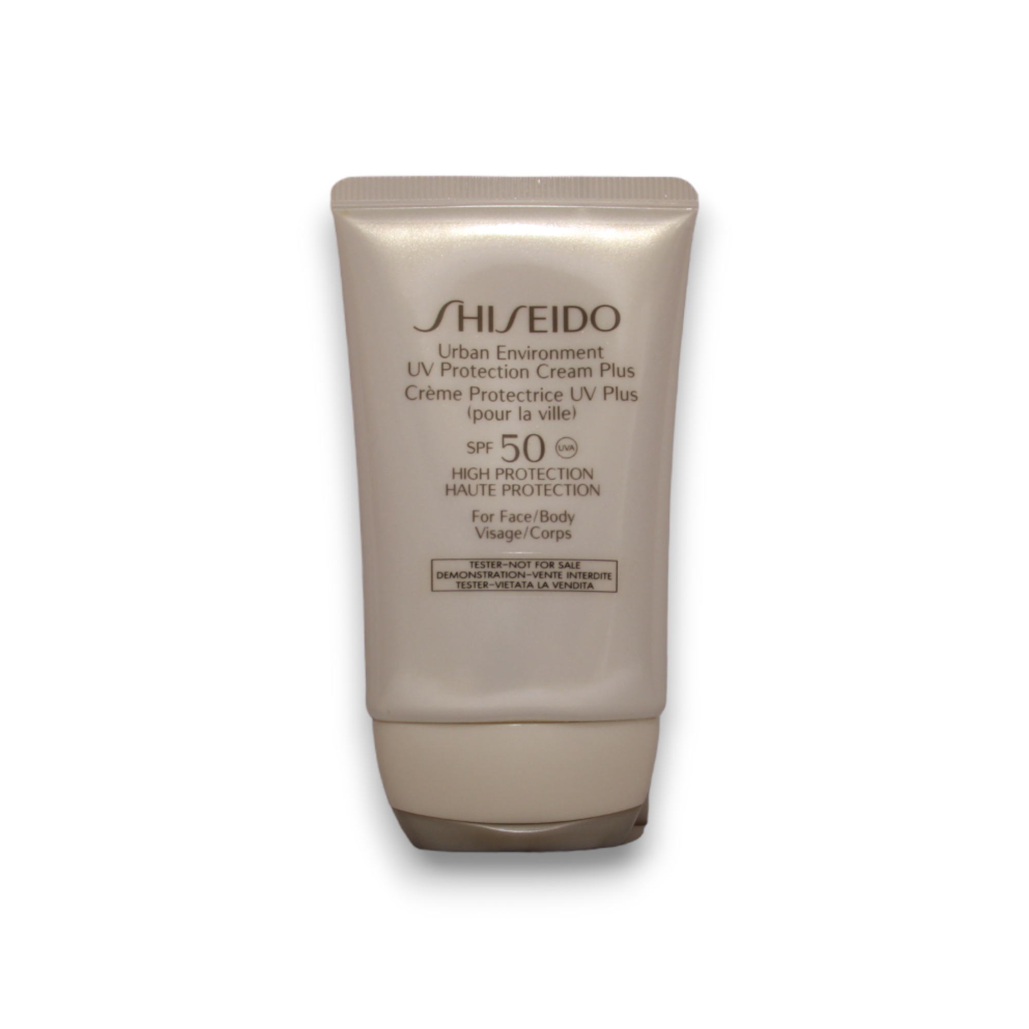 Shiseido, Urban Environment, UV Protection, Sunscreen Cream, For Face & Body, SPF 50, 50 ml *Tester