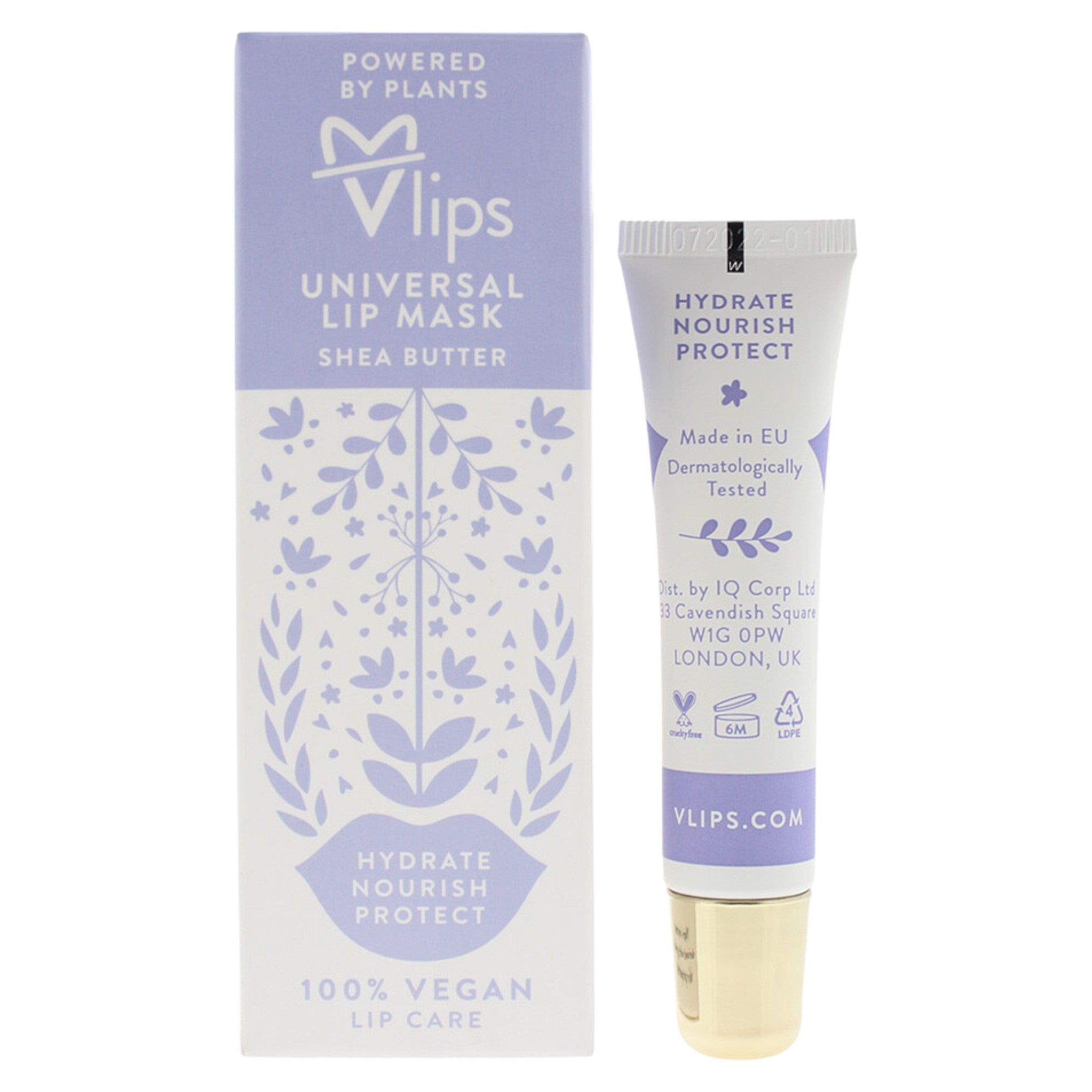 V-Lips, Hydrate Nourish Protect, Hydrating, Lip Mask, 10 g